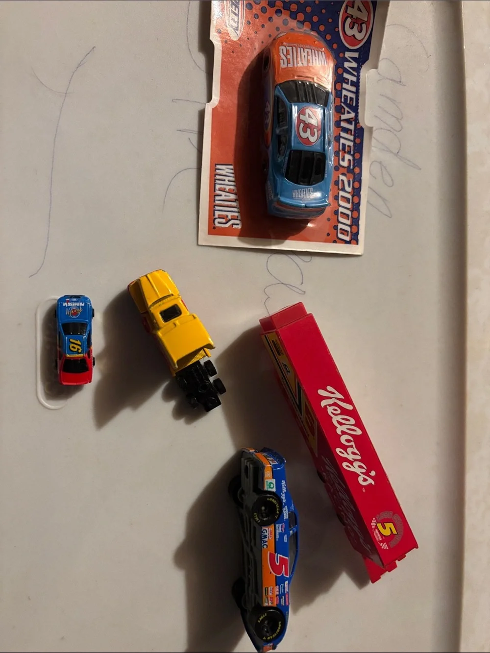 The King Richard Petty #43 Blue and Orange Die-Cast Toy Car +